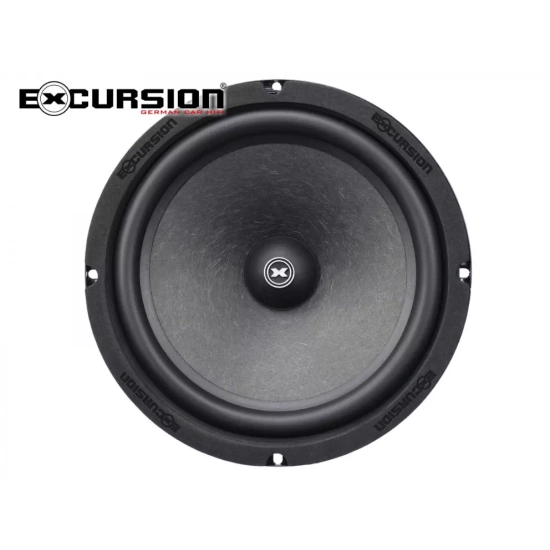 Excursion RX-8M  2 średnio-niskotonowe głośniki samochodowe (mid-woofery) SQ o średnicy 200mm - 2ohm, 150/400W, 95dB, 35-12000Hz, 2 zwrotnice LP